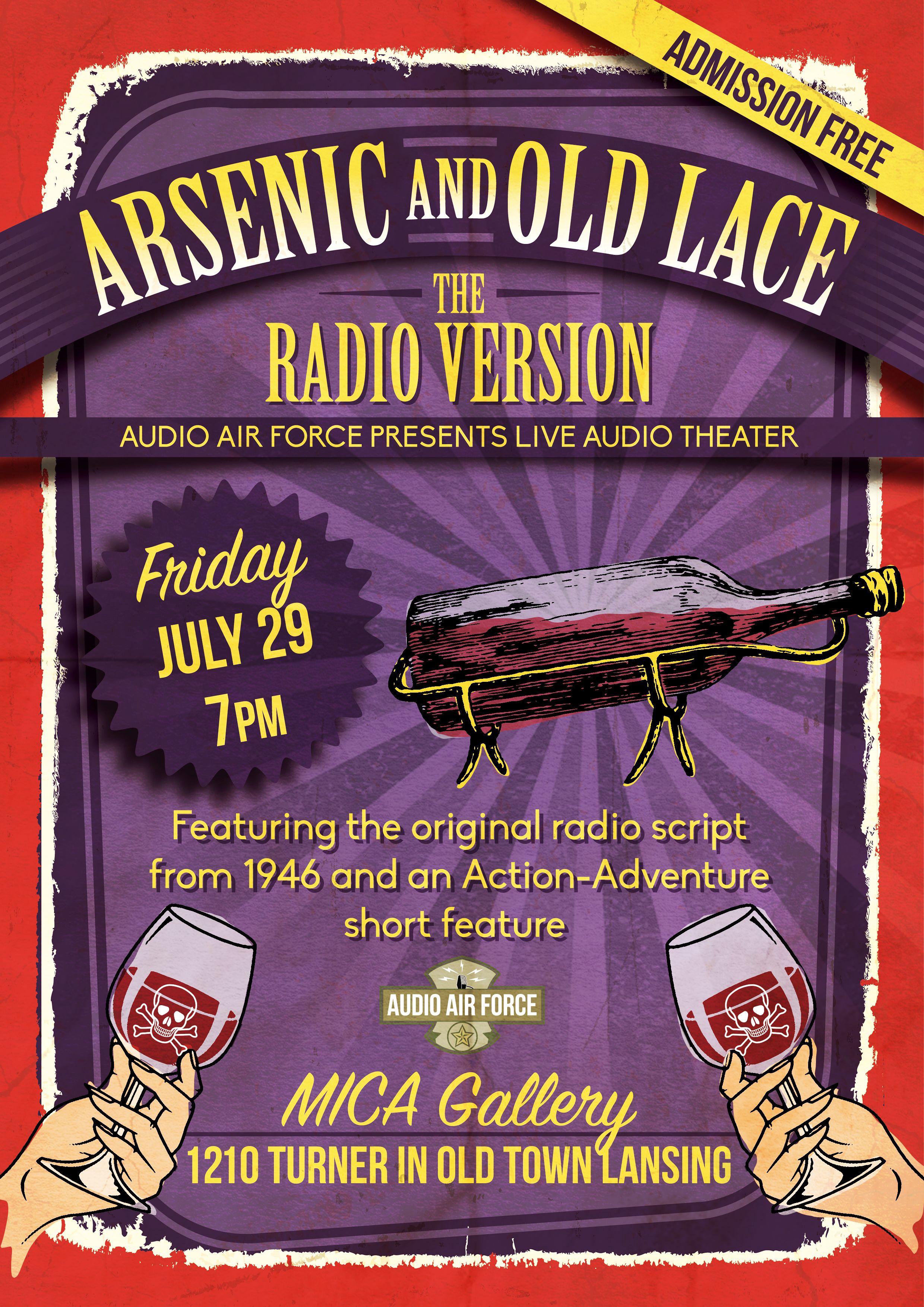 Audio Air Force Presents “Arsenic & Old Lace”